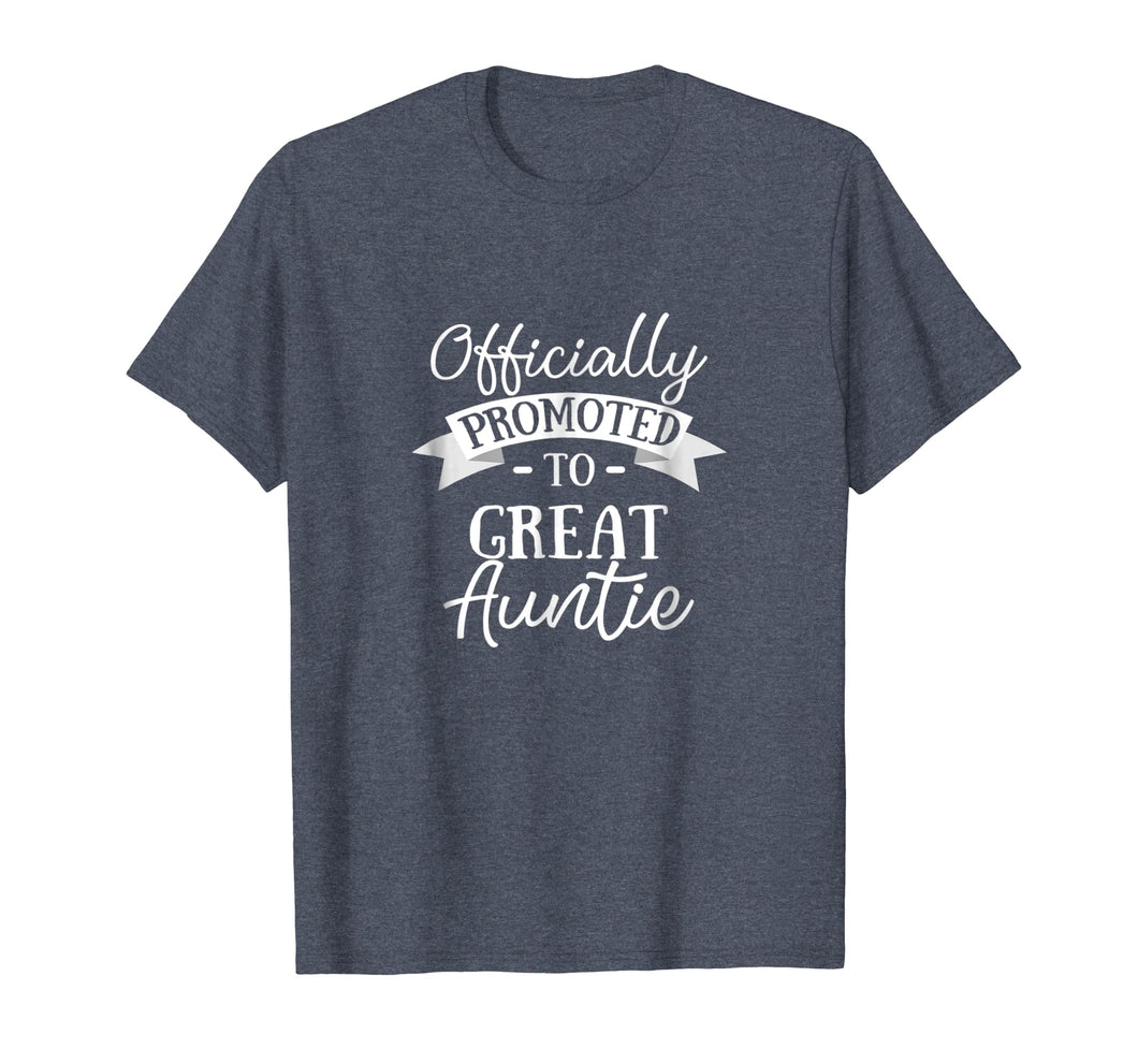 Funny shirts V-neck Tank top Hoodie sweatshirt usa uk au ca gifts for Officially Promoted to Great Aunt T-Shirt Announcement Gift 1141611