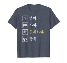 Load image into Gallery viewer, Funny shirts V-neck Tank top Hoodie sweatshirt usa uk au ca gifts for Eat Sleep Study Korean T-shirt Korean Language Shirts 2677109
