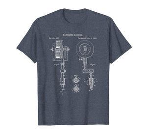 Funny shirts V-neck Tank top Hoodie sweatshirt usa uk au ca gifts for Vintage Tattoo Artist Gun Shirt - Inking Machine Drawing Tee 1370071