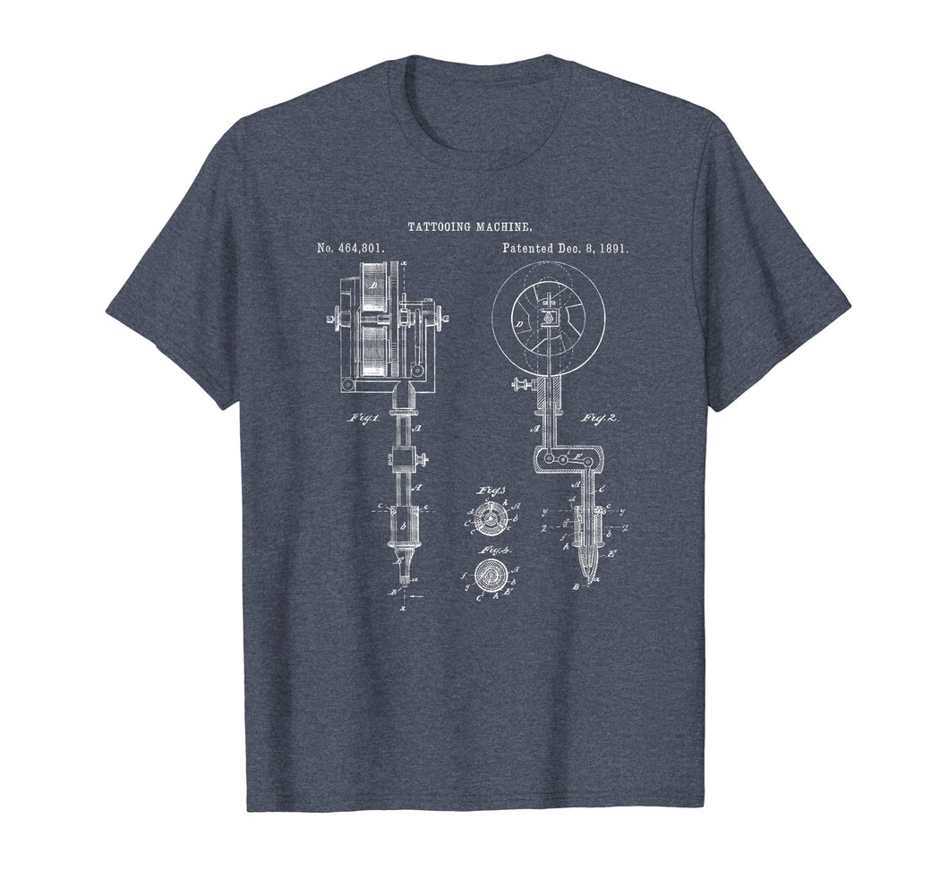 Funny shirts V-neck Tank top Hoodie sweatshirt usa uk au ca gifts for Vintage Tattoo Artist Gun Shirt - Inking Machine Drawing Tee 1370071