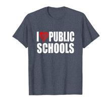 Load image into Gallery viewer, Funny shirts V-neck Tank top Hoodie sweatshirt usa uk au ca gifts for I Love Red Heart Public Schools Education Student T Shirt 2668630
