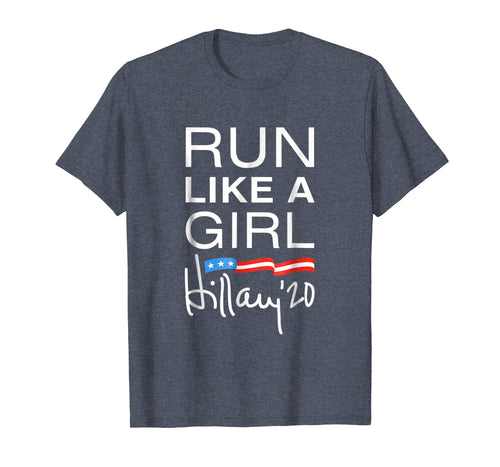 Funny shirts V-neck Tank top Hoodie sweatshirt usa uk au ca gifts for Run Like A Girl Hillary 2020 Signature T-Shirt 808772