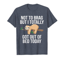 Load image into Gallery viewer, Funny shirts V-neck Tank top Hoodie sweatshirt usa uk au ca gifts for Funny Sloth T-Shirt Sleepy Pajama T Shirt Got Out Of Bed Tee 848697
