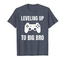 Load image into Gallery viewer, Level Up To Big Brother Announcement Funny Gamer Gift Shirt
