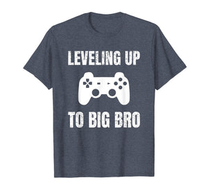 Level Up To Big Brother Announcement Funny Gamer Gift Shirt