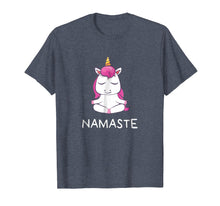 Load image into Gallery viewer, Funny shirts V-neck Tank top Hoodie sweatshirt usa uk au ca gifts for Cute Namaste Yoga Unicorn T-Shirt 1038395
