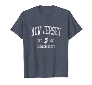 Funny shirts V-neck Tank top Hoodie sweatshirt usa uk au ca gifts for Retro New Jersey NJ T Shirt Vintage Sports Tee Design 1128256
