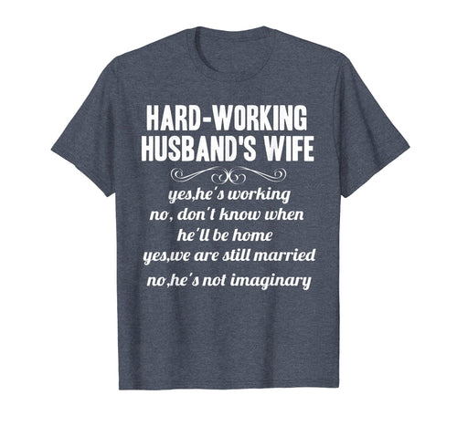 Funny shirts V-neck Tank top Hoodie sweatshirt usa uk au ca gifts for Funny Hard working husband's wife Tshirt Couple Gifts 3115932