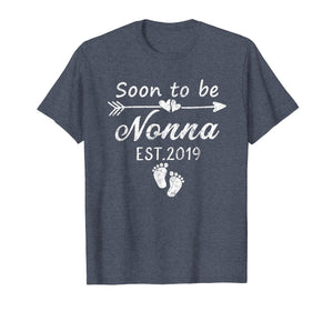Funny shirts V-neck Tank top Hoodie sweatshirt usa uk au ca gifts for Soon To Be Nonna Est 2019 Shirt Mothers Day New Nonna Gift 1731806