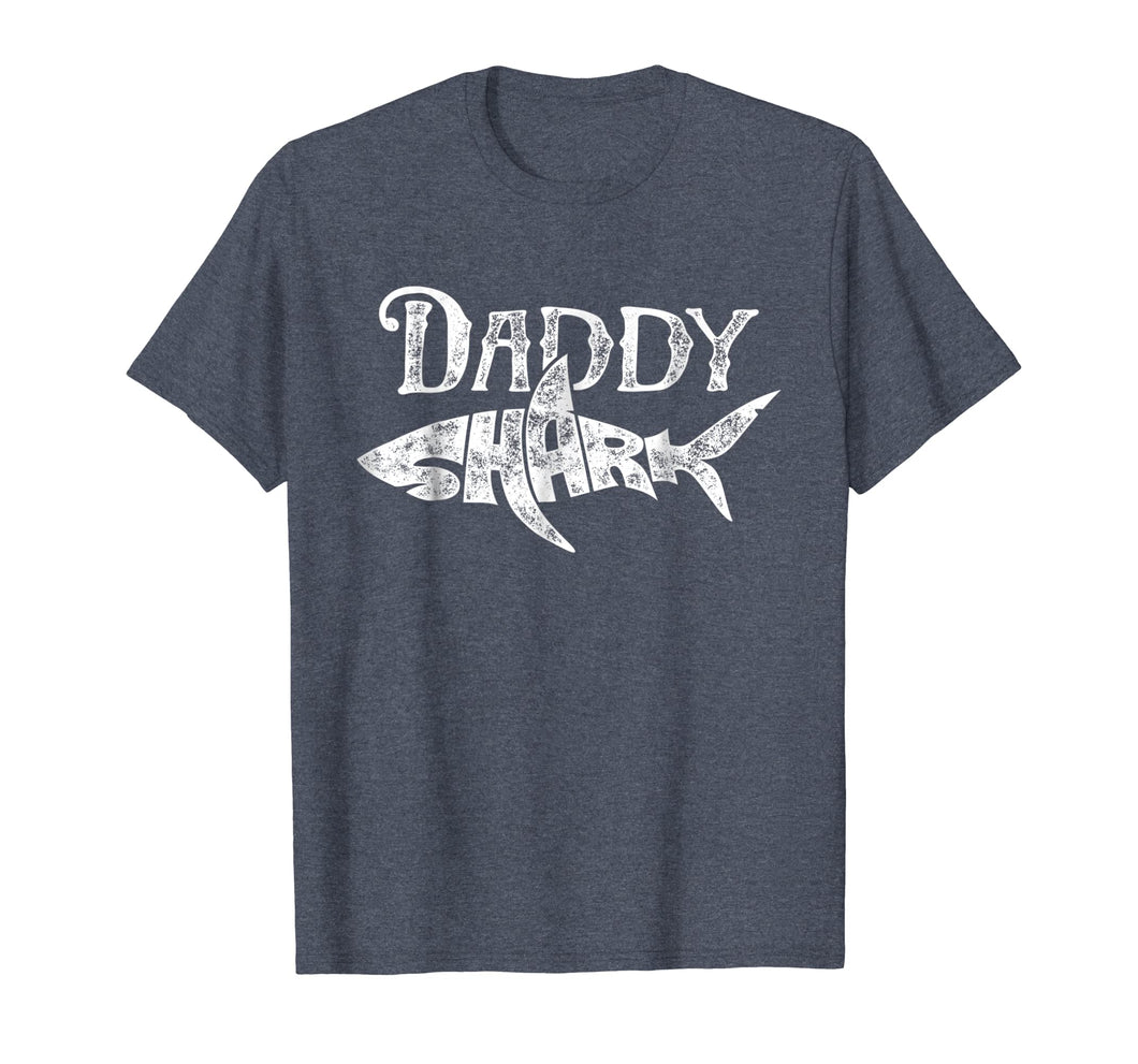 Daddy Shark T Shirt Fathers Day Gifts Family Matching Dad