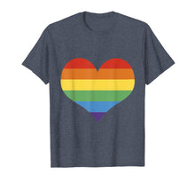 Load image into Gallery viewer, Funny shirts V-neck Tank top Hoodie sweatshirt usa uk au ca gifts for LGBT Pride Shirt Rainbow Flag Heart Love T-Shirt 2704727
