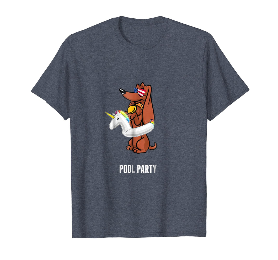 Funny shirts V-neck Tank top Hoodie sweatshirt usa uk au ca gifts for Pool Party Dachshunds Unicorn Float Shirt 4th of July Shirts 2167373