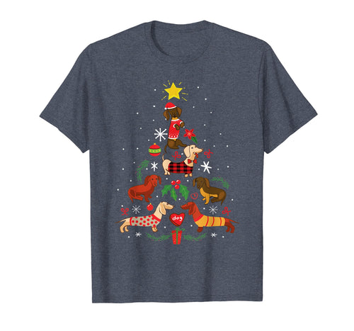 Funny shirts V-neck Tank top Hoodie sweatshirt usa uk au ca gifts for Funny Dachshund Christmas Tree Shirt Ornament Decor Gift 1729700