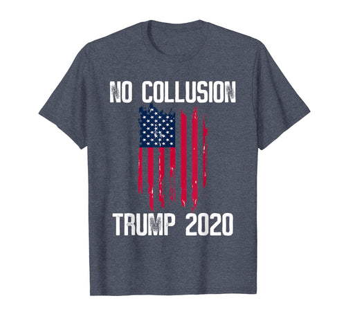 Funny shirts V-neck Tank top Hoodie sweatshirt usa uk au ca gifts for Vintage No Collusion Shirt USA Flag Pro Trump 2020 T Shirt 4619975