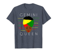 Load image into Gallery viewer, Funny shirts V-neck Tank top Hoodie sweatshirt usa uk au ca gifts for Gemini Pride - Black Woman Afro Horoscope Zodiac TShirt 2999647
