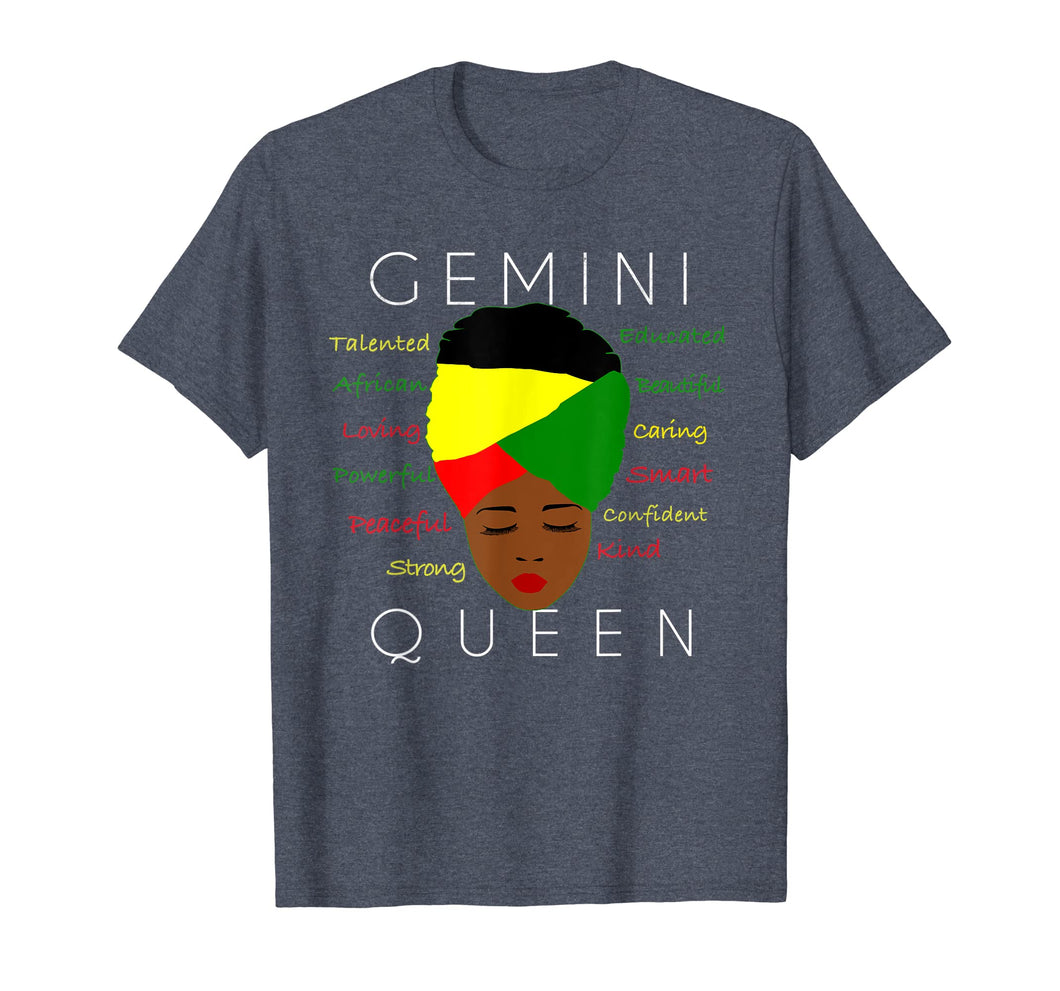 Funny shirts V-neck Tank top Hoodie sweatshirt usa uk au ca gifts for Gemini Pride - Black Woman Afro Horoscope Zodiac TShirt 2999647