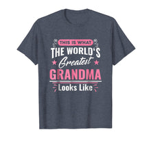 Load image into Gallery viewer, Funny shirts V-neck Tank top Hoodie sweatshirt usa uk au ca gifts for What World&#39;s Greatest Grandma Looks Like Mothers Day T-Shirt 3607507
