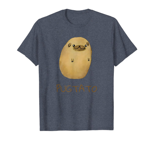 Funny shirts V-neck Tank top Hoodie sweatshirt usa uk au ca gifts for Pugtato Pug Potato Cute Gift Funny T-Shirt Men Boy Dog Lover 725899