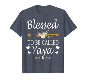 Funny shirts V-neck Tank top Hoodie sweatshirt usa uk au ca gifts for Blessed To Be Called Yaya Mothers Day Gifts T-Shirt 786496