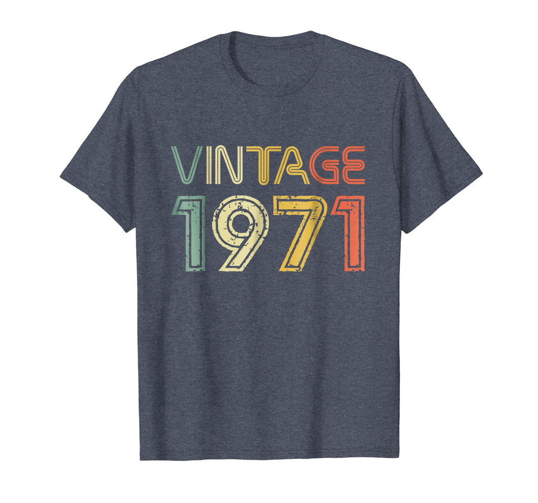 Vintage 1971 48 Years Old Gift Birthday T-Shirts