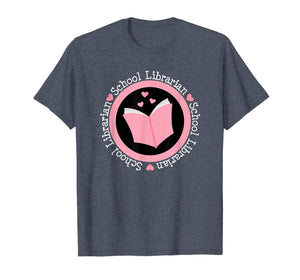 Funny shirts V-neck Tank top Hoodie sweatshirt usa uk au ca gifts for School Librarian Shirt Gifts Library Job Tee 1920301