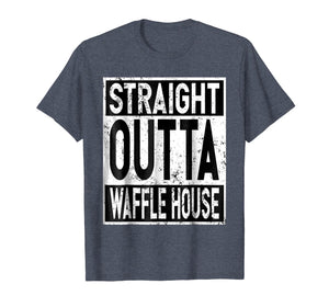 Funny shirts V-neck Tank top Hoodie sweatshirt usa uk au ca gifts for Straight Outta Waffle House T-shirt 160113