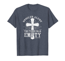 Load image into Gallery viewer, Funny shirts V-neck Tank top Hoodie sweatshirt usa uk au ca gifts for Spoiler Alert The Tomb Was Empty Shirt Easter Jesus Cross 2448651
