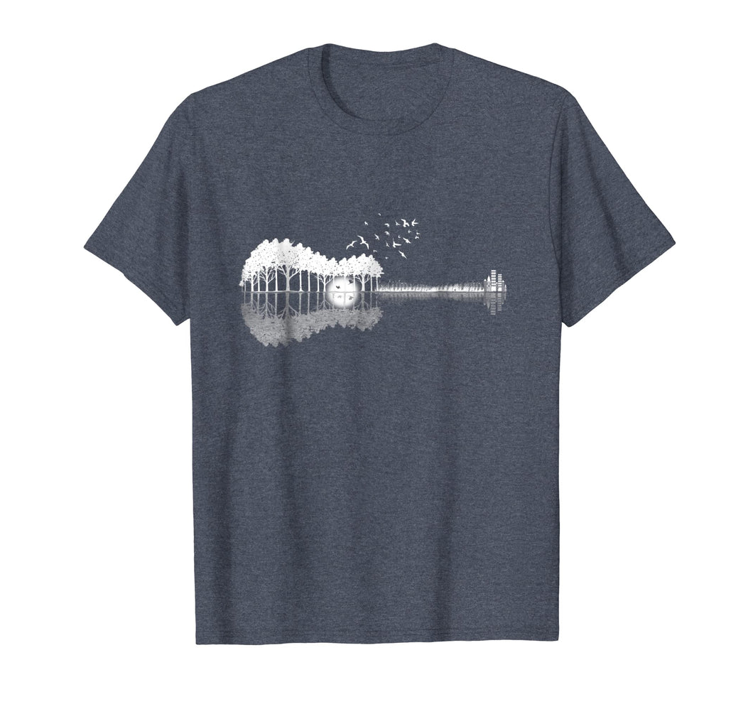 Guitar Lake Shadow Love Guitar Musician T-Shirt