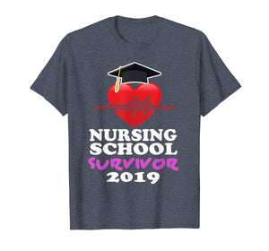 Funny shirts V-neck Tank top Hoodie sweatshirt usa uk au ca gifts for Nursing School Survivor Graduation Party Gift Nurse T Shirt 1319724