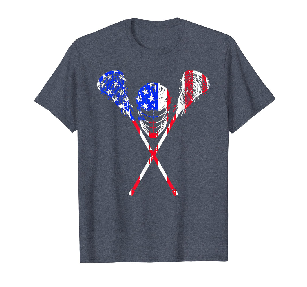 Funny shirts V-neck Tank top Hoodie sweatshirt usa uk au ca gifts for Lacrosse American Flag Gift T Shirt Lax Player Sticks Design 1270281