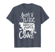 Load image into Gallery viewer, Funny shirts V-neck Tank top Hoodie sweatshirt usa uk au ca gifts for Just A Girl Who Loves Cows Shirt Cow T Shirt Funny Gift 1935435
