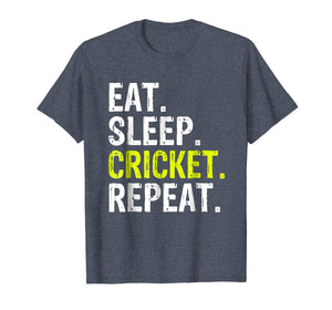Funny shirts V-neck Tank top Hoodie sweatshirt usa uk au ca gifts for Eat Sleep Cricket Repeat Gift Sports T-Shirt 427138