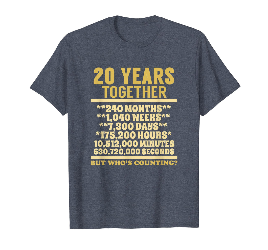 Funny shirts V-neck Tank top Hoodie sweatshirt usa uk au ca gifts for 20 Year Anniversary T Shirt 20th Wedding Gift Couples 3136039
