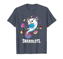 Load image into Gallery viewer, Snaxolotl T-Shirt Funny Kawaii Axolotl Shirt Food Lover Gift 124980
