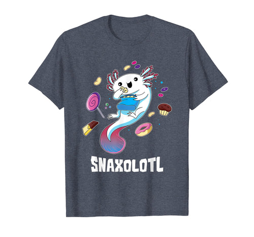 Funny shirts V-neck Tank top Hoodie sweatshirt usa uk au ca gifts for Snaxolotl T-Shirt Funny Kawaii Axolotl Shirt Food Lover Gift 434152