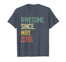 Load image into Gallery viewer, Awesome Since May 2015 T-Shirt Vintage 4th Birthday Gift
