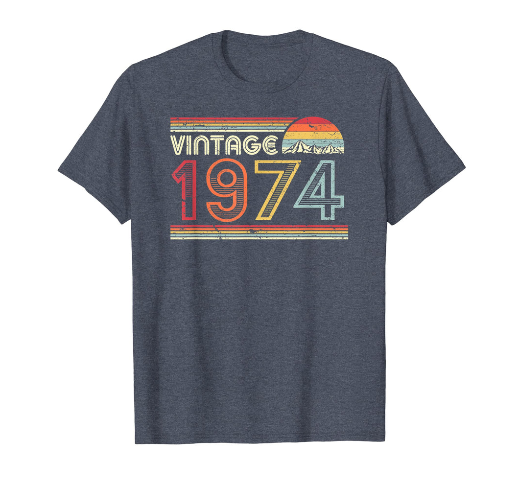 1974 Vintage T Shirt, Birthday Gift Tee. Retro Style Shirt.