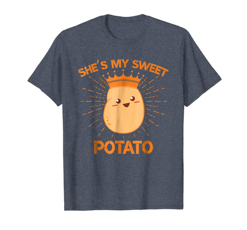 Funny shirts V-neck Tank top Hoodie sweatshirt usa uk au ca gifts for She's My Sweet Potato Couples Goals Thanksgiving Shirt Gifts 1658993