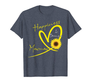 Funny shirts V-neck Tank top Hoodie sweatshirt usa uk au ca gifts for Happiness Is Being A Mawmaw Sunflower Heart T-Shirt 1876071