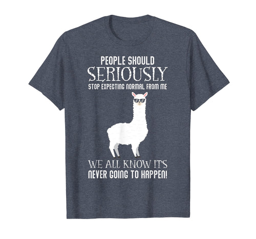 Funny shirts V-neck Tank top Hoodie sweatshirt usa uk au ca gifts for People Should Seriously Stop Expecting Funny Llama T-shirt 947145