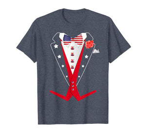 Funny shirts V-neck Tank top Hoodie sweatshirt usa uk au ca gifts for 4th of July Tuxedo TShirt American Patriotic Suit Boy Mens  T-Shirt 1121624