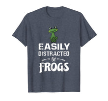 Load image into Gallery viewer, Funny shirts V-neck Tank top Hoodie sweatshirt usa uk au ca gifts for Easily Distracted By Frogs T-Shirt Funny Frog Lovers Gift 1980661

