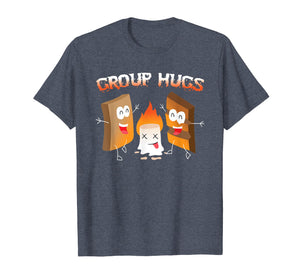 Funny shirts V-neck Tank top Hoodie sweatshirt usa uk au ca gifts for Group Hug Smores T-Shirt Chocolate Marshmallow Camping Tee 2467548