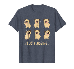 Funny shirts V-neck Tank top Hoodie sweatshirt usa uk au ca gifts for Pug Dog Floss Dance Shirt Cute Funny Pug Floss T-Shirt Gift 1371320