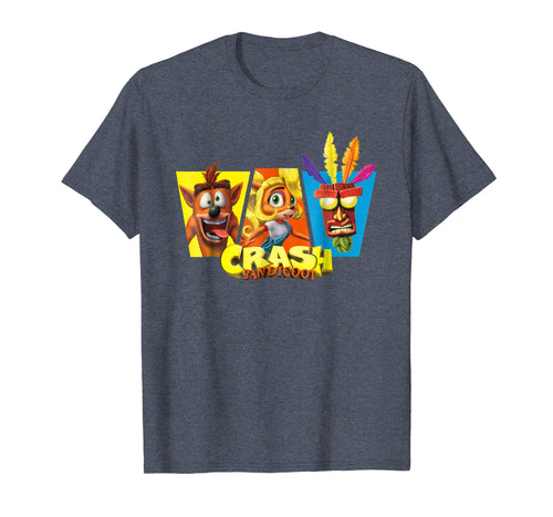 Funny shirts V-neck Tank top Hoodie sweatshirt usa uk au ca gifts for Crash Bandicoot - Trio T-Shirt 1015026