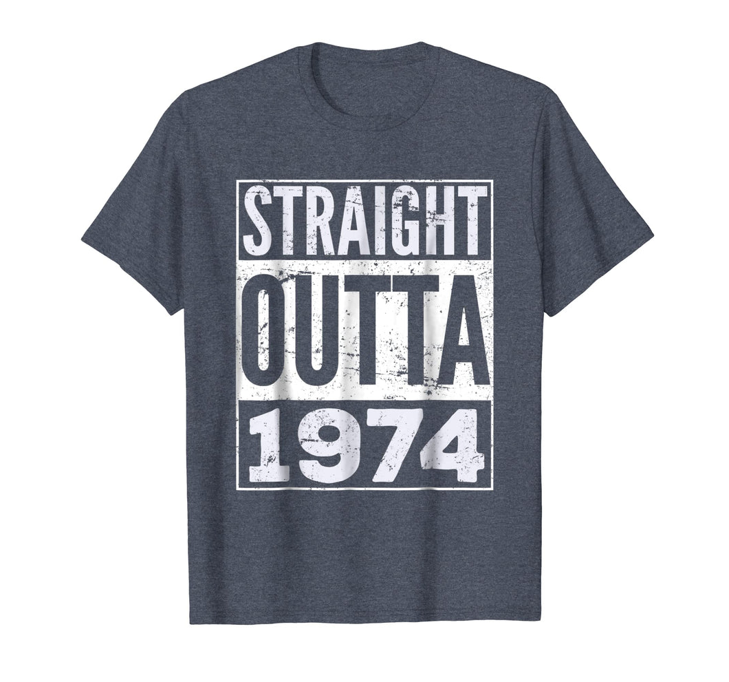 Funny shirts V-neck Tank top Hoodie sweatshirt usa uk au ca gifts for Adult Straight Outta 1974 T-Shirt Funny Birthday T-Shirt 771914