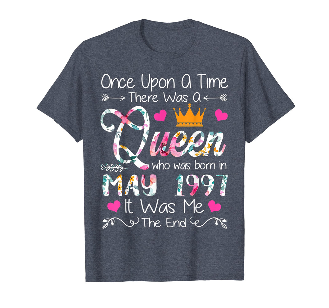 Funny shirts V-neck Tank top Hoodie sweatshirt usa uk au ca gifts for Girls 22nd Birthday Queen May 1997 Shirt Queen Birthday 806229