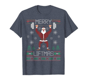 Funny shirts V-neck Tank top Hoodie sweatshirt usa uk au ca gifts for Merry Liftmas T-Shirt Ugly Christmas Sweater Gym Workout Tee 1970017