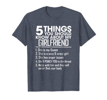 Load image into Gallery viewer, Funny shirts V-neck Tank top Hoodie sweatshirt usa uk au ca gifts for 5 things you should know about my girlfriend she i 2737683
