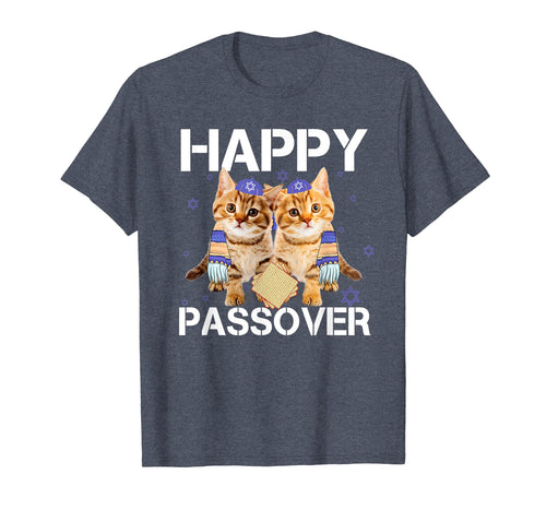 Funny shirts V-neck Tank top Hoodie sweatshirt usa uk au ca gifts for Pesach Hebrew Cat Tee Happy Jewish Passover T-shirt Gifts 1489628